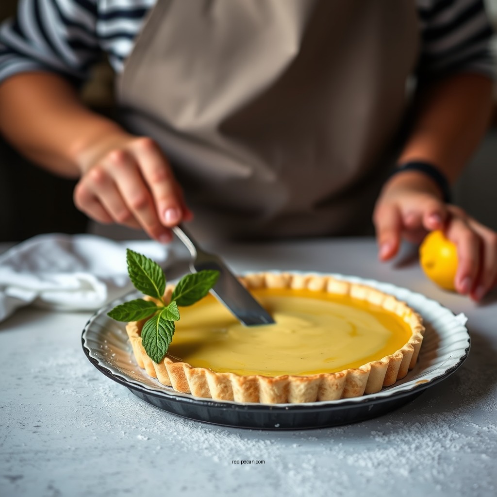 Step-by-Step Instructions for the Tart Shell - lemon curd tart recipe