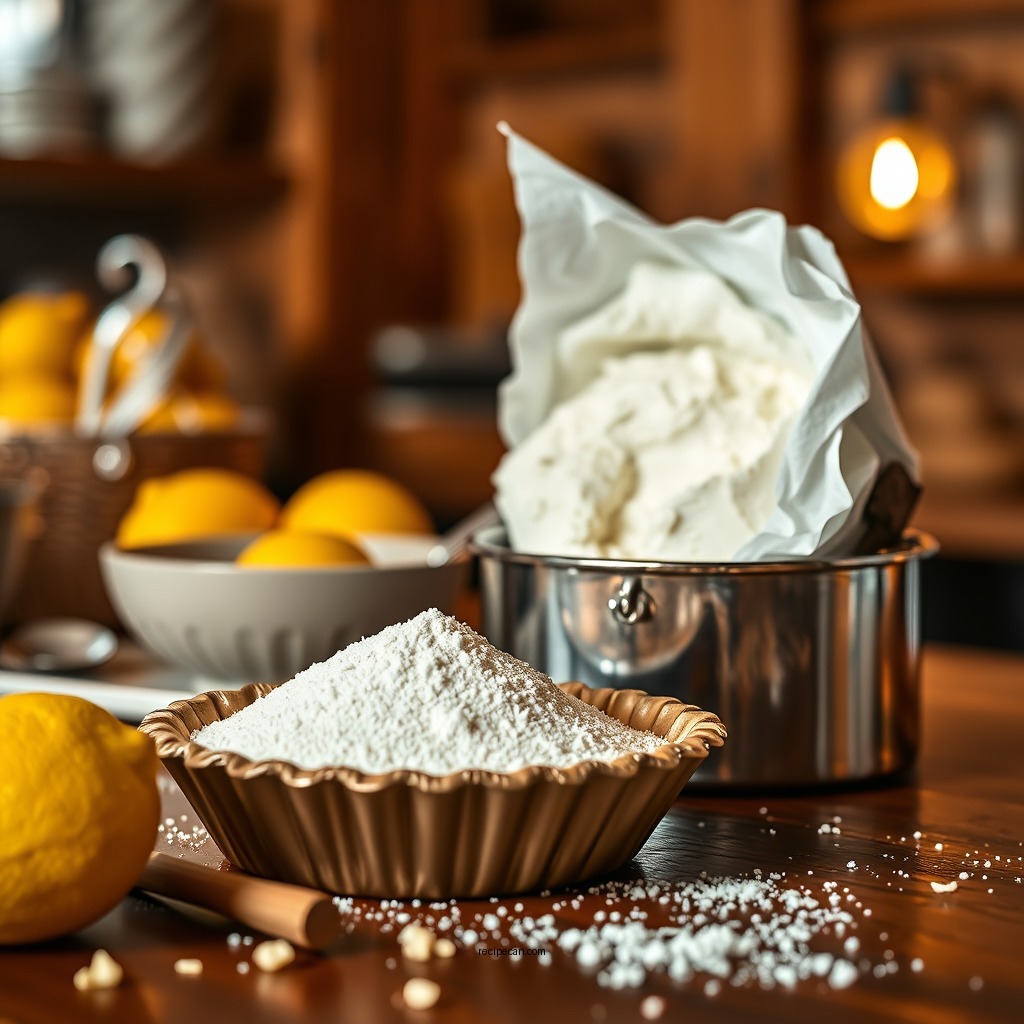 Ingredients You'll Need - lemon custard pie recipe