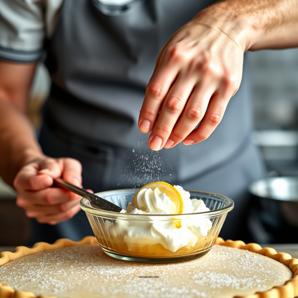 Step-by-Step Preparation - lemon icebox pie recipe