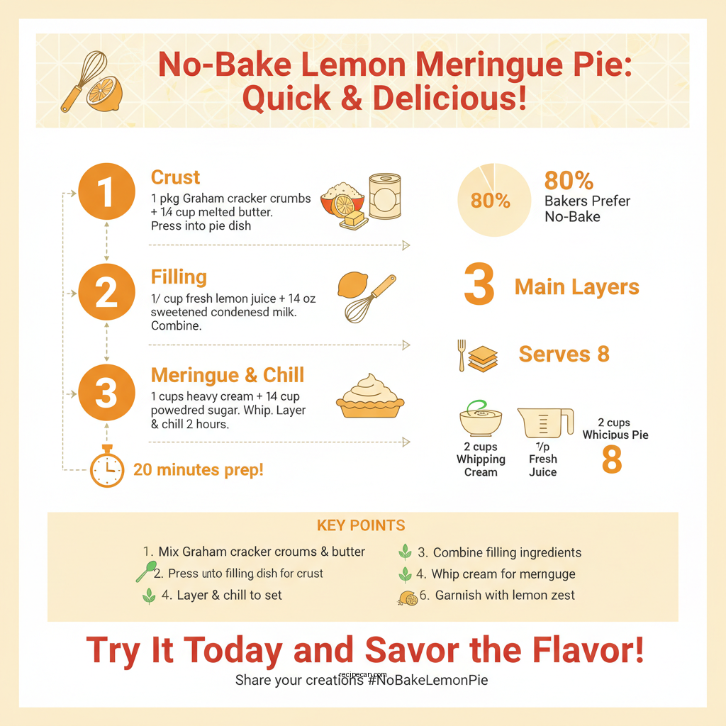 lemon meringue pie recipes - Data Infographic and Statistics