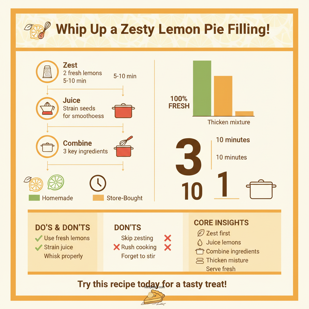 lemon pie filling recipe - Data Infographic and Statistics