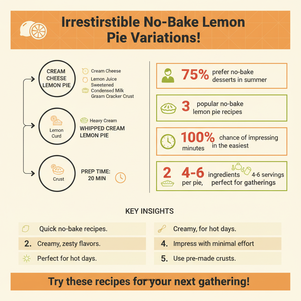 lemon pie recipes - Data Infographic and Statistics
