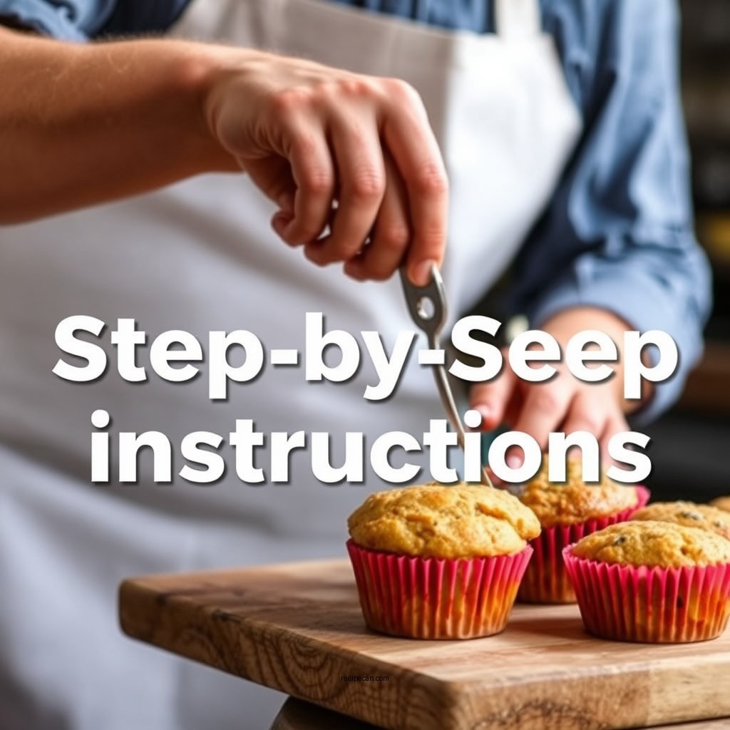Step-by-Step Instructions - lemon poppy seed muffin recipe