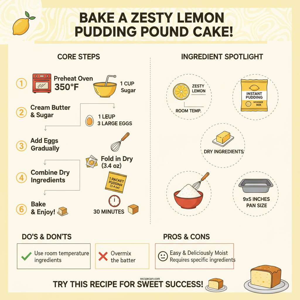 lemon pudding pound cake recipe from scratch - Data Infographic and Statistics
