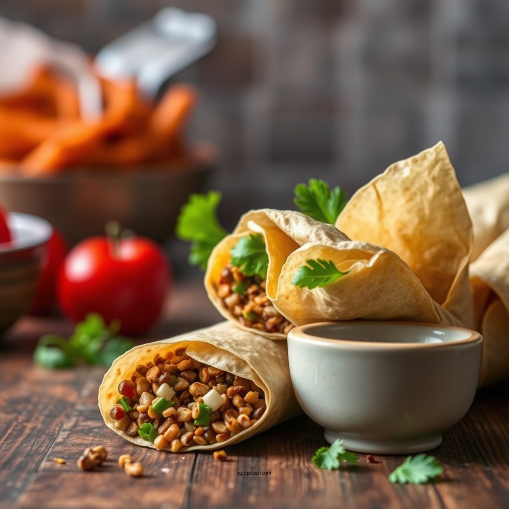 Ingredients You'll Need - lentil wraps recipe