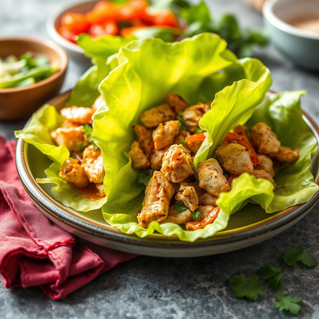Classic Chicken Lettuce Wraps - lettuce wrap recipes