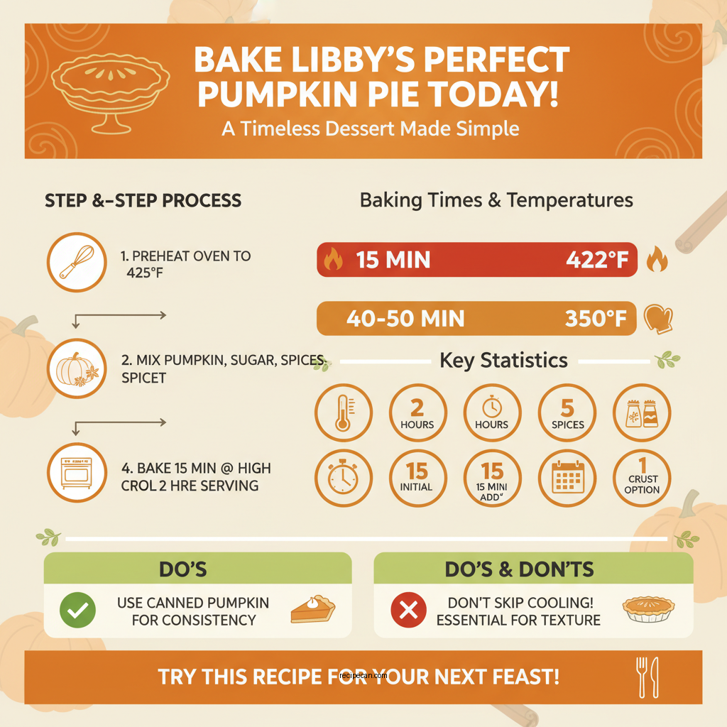 libbys pumpkin pie recipe - Data Infographic and Statistics