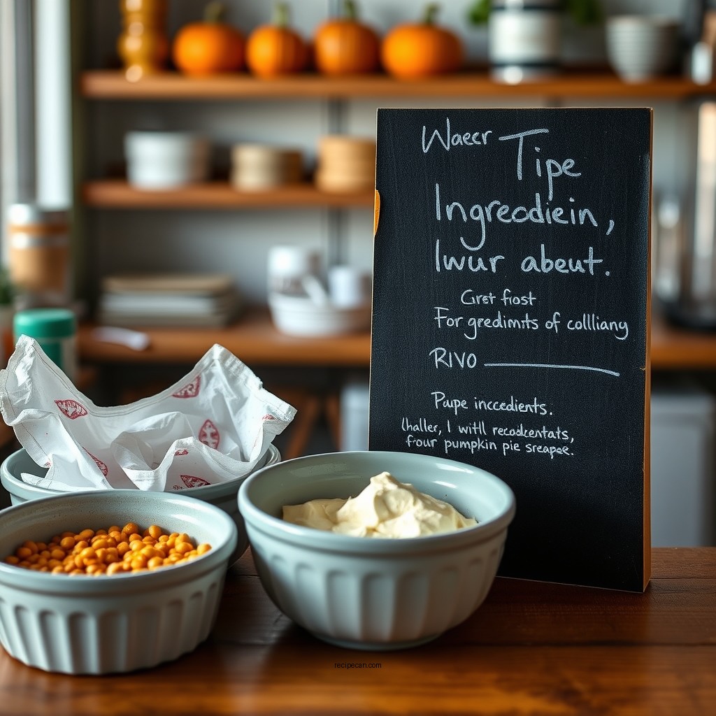 Ingredients You'll Need - libbys pumpkin pie recipe