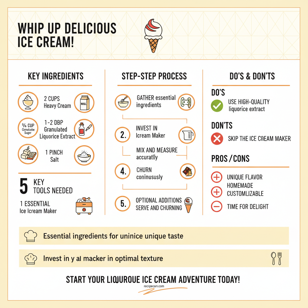 liquorice ice cream recipe - Data Infographic and Statistics