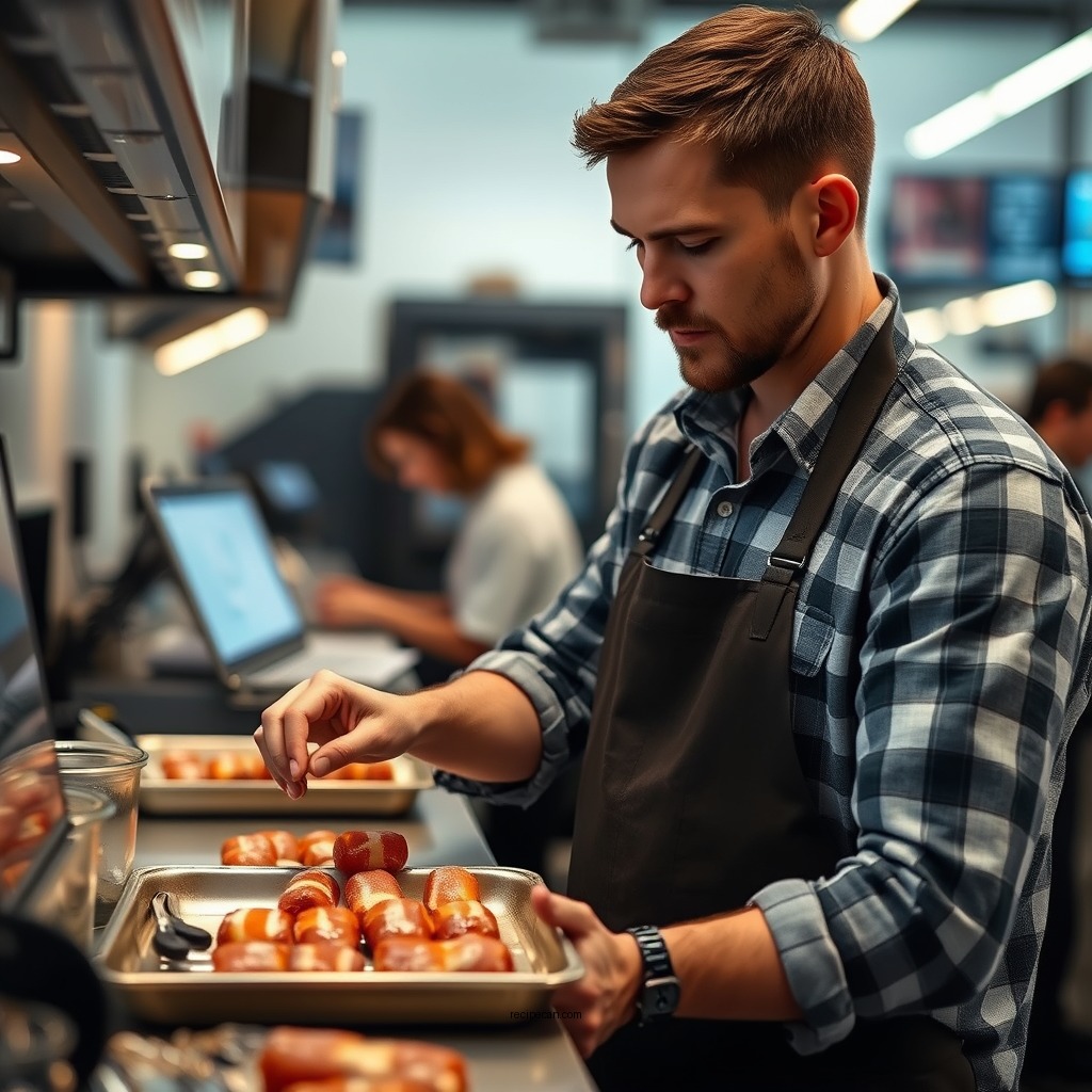 Preparation Steps - little smokies wrapped in bacon recipe