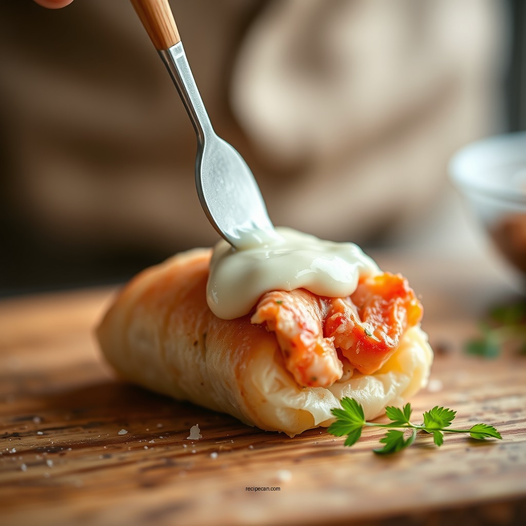 Making the Dressing - lobster roll recipe