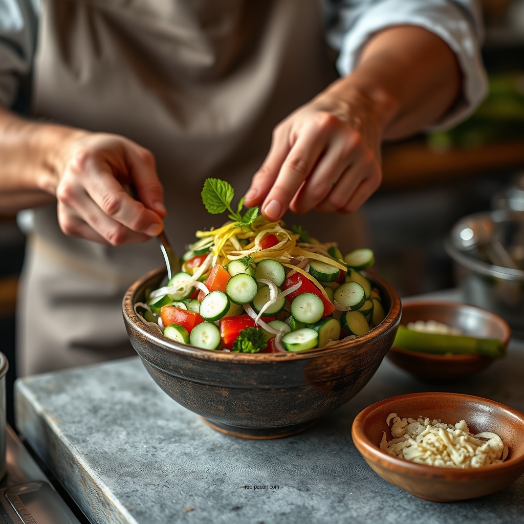 Preparation Steps - logans cucumber salad recipe