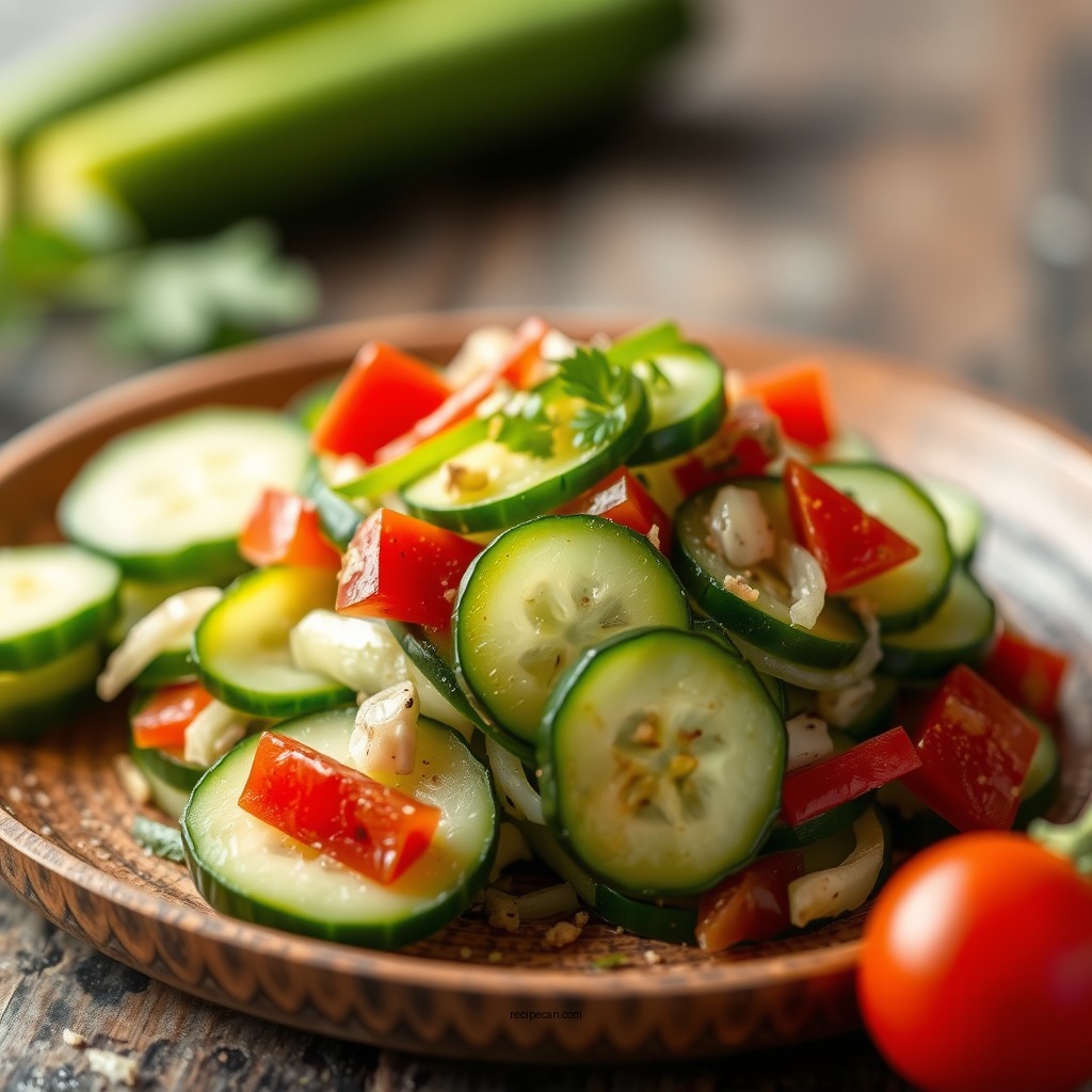 Spicy Cucumber Salad - logan's cucumber salad recipes