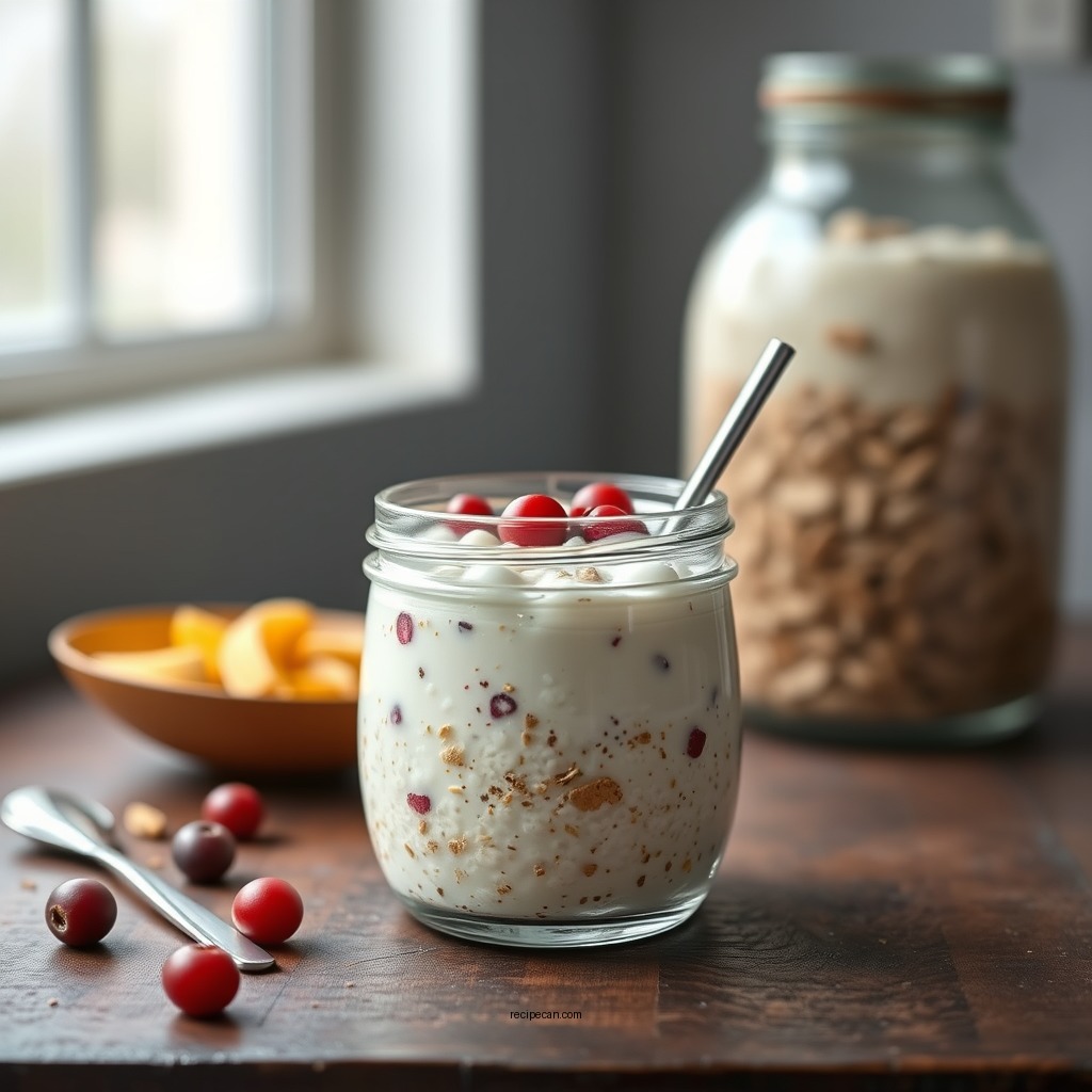 What You Need for Low Calorie Overnight Oats - low calorie overnight oats recipe