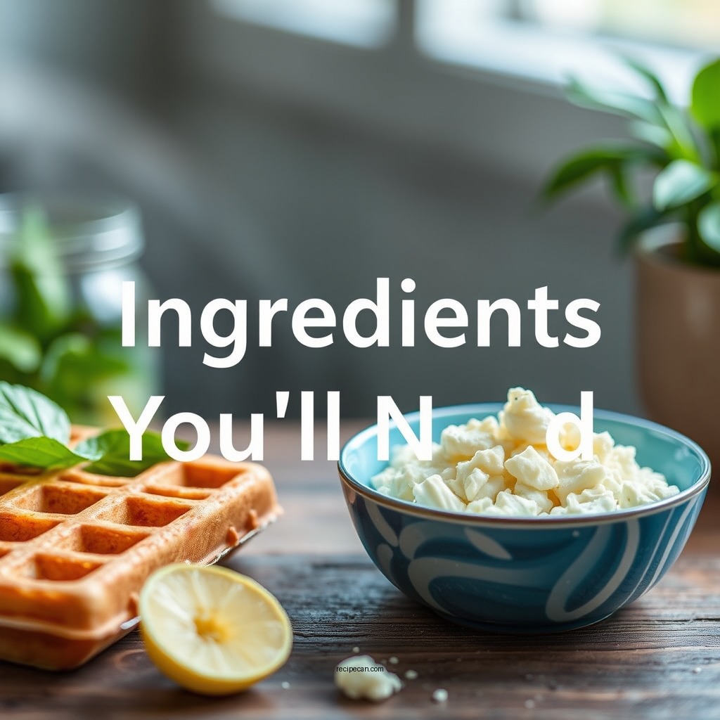 Ingredients You’ll Need - low calorie waffle recipe