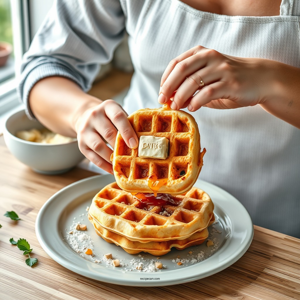 Step-by-Step Instructions - low calorie waffle recipe