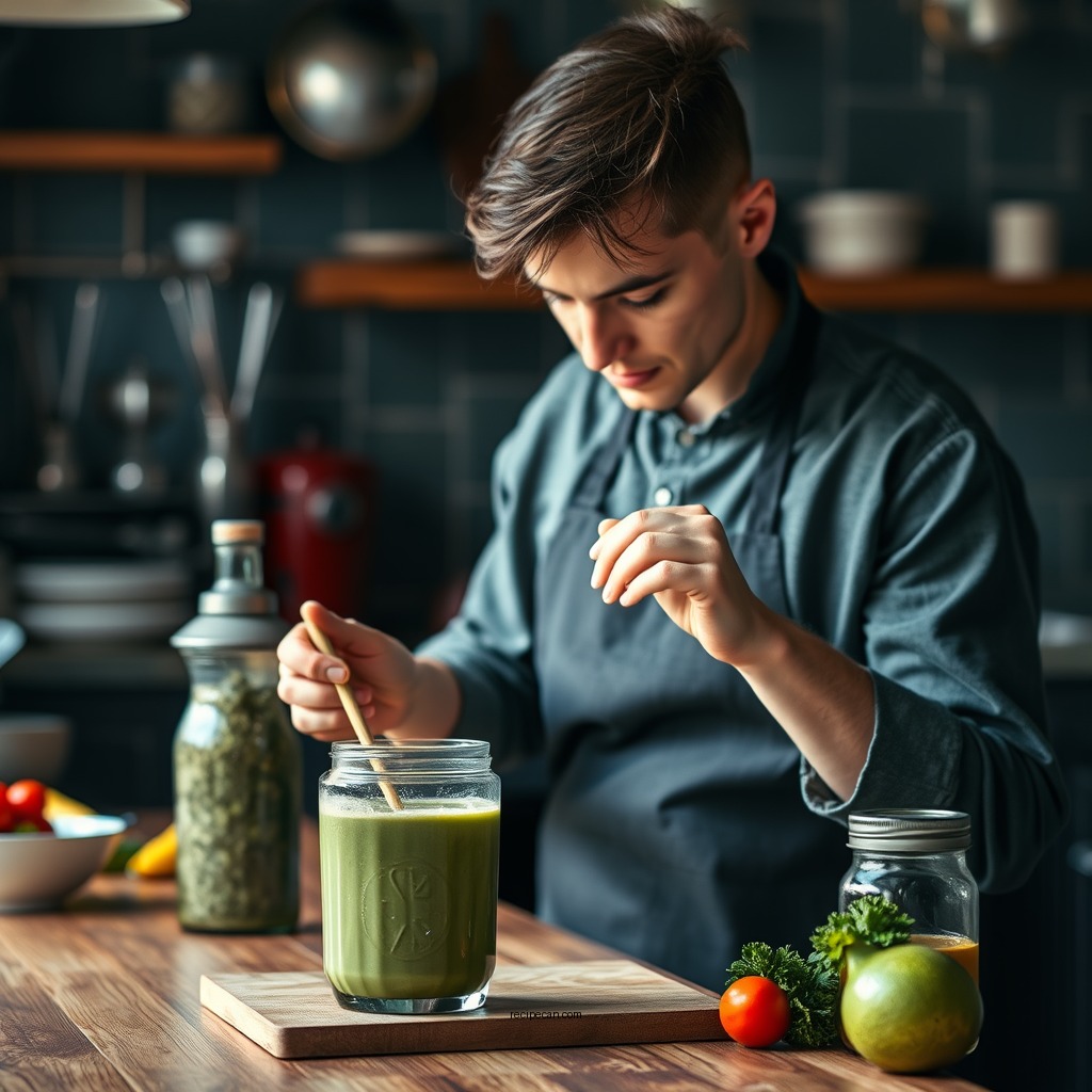 Step-by-Step Preparation Guide - low carb smoothie recipe