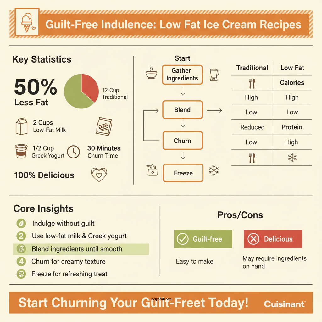 low fat ice cream recipes for cuisinart ice cream makers - Data Infographic and Statistics