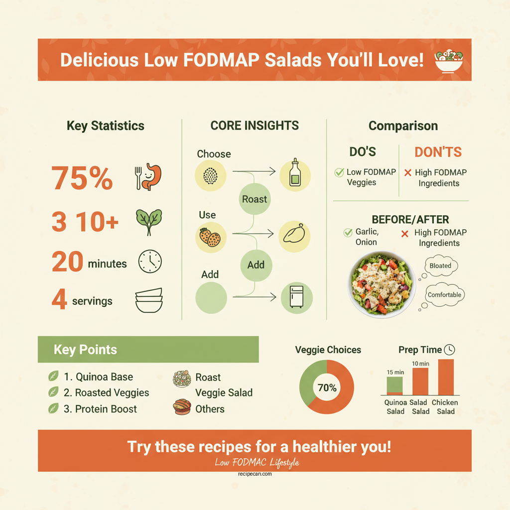 low fodmap salad recipes - Data Infographic and Statistics