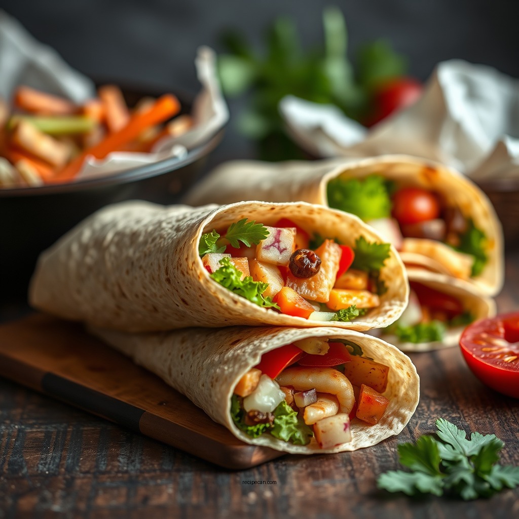 Flavorful Fillings - lunch wraps recipe