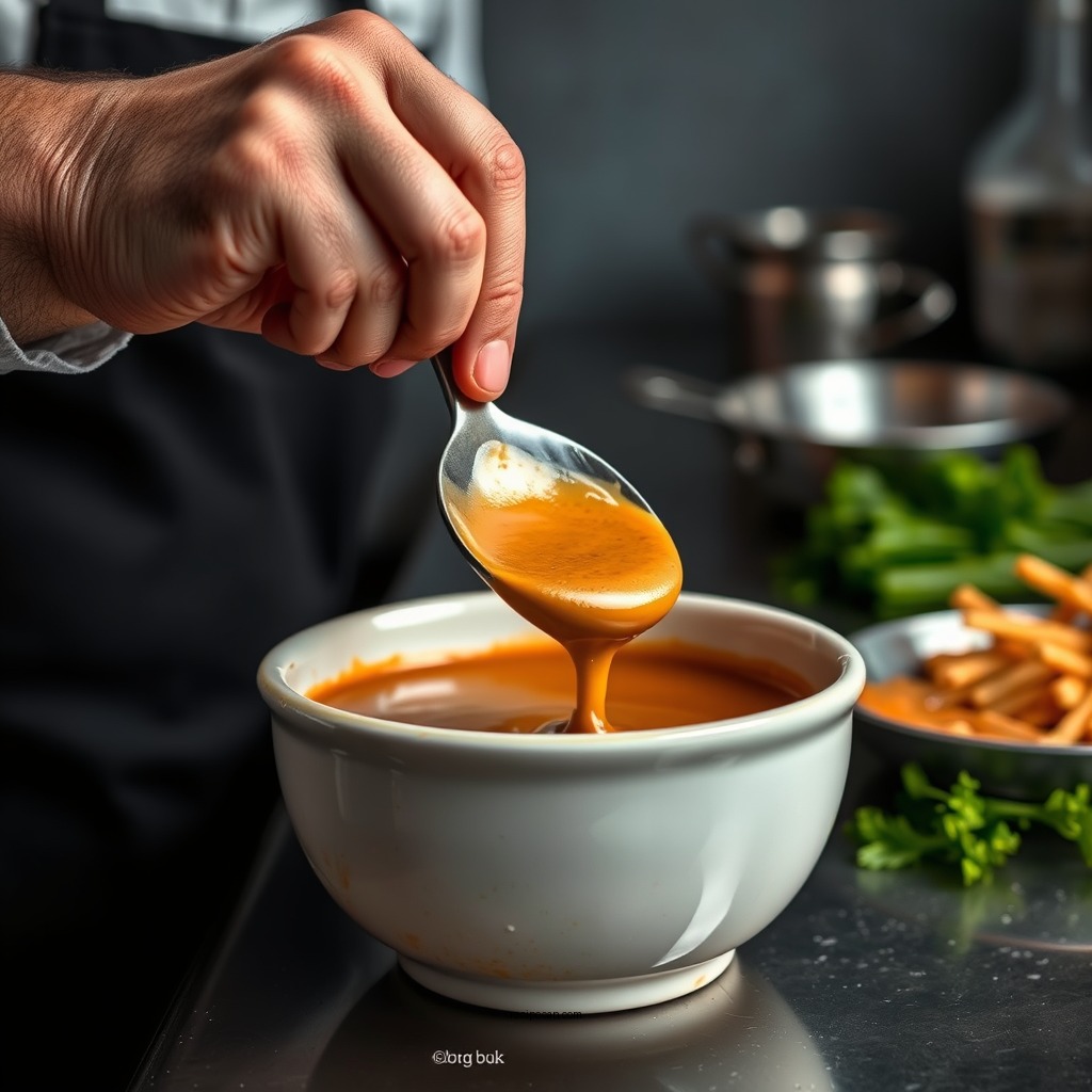 Preparing the Base Sauce - mac sauce recipe