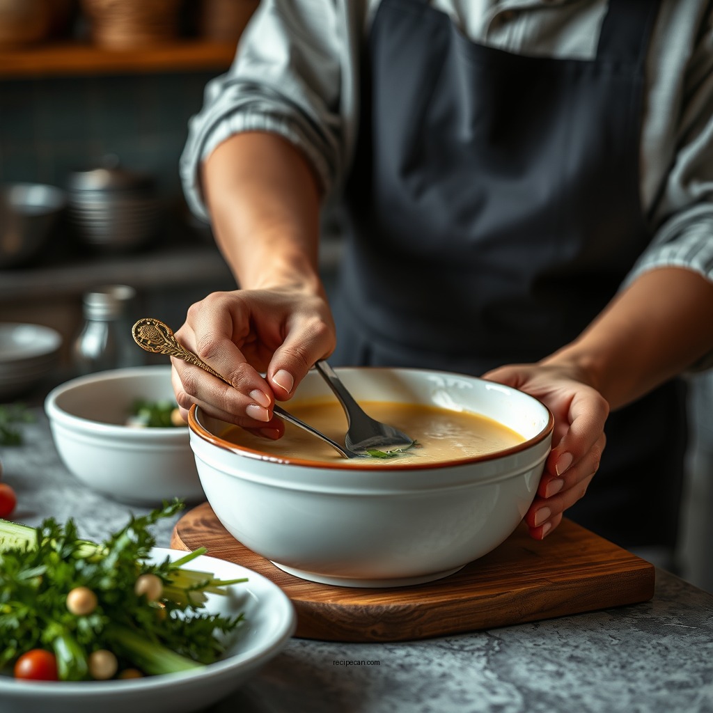 Step-by-Step Preparation - magic leek soup recipe