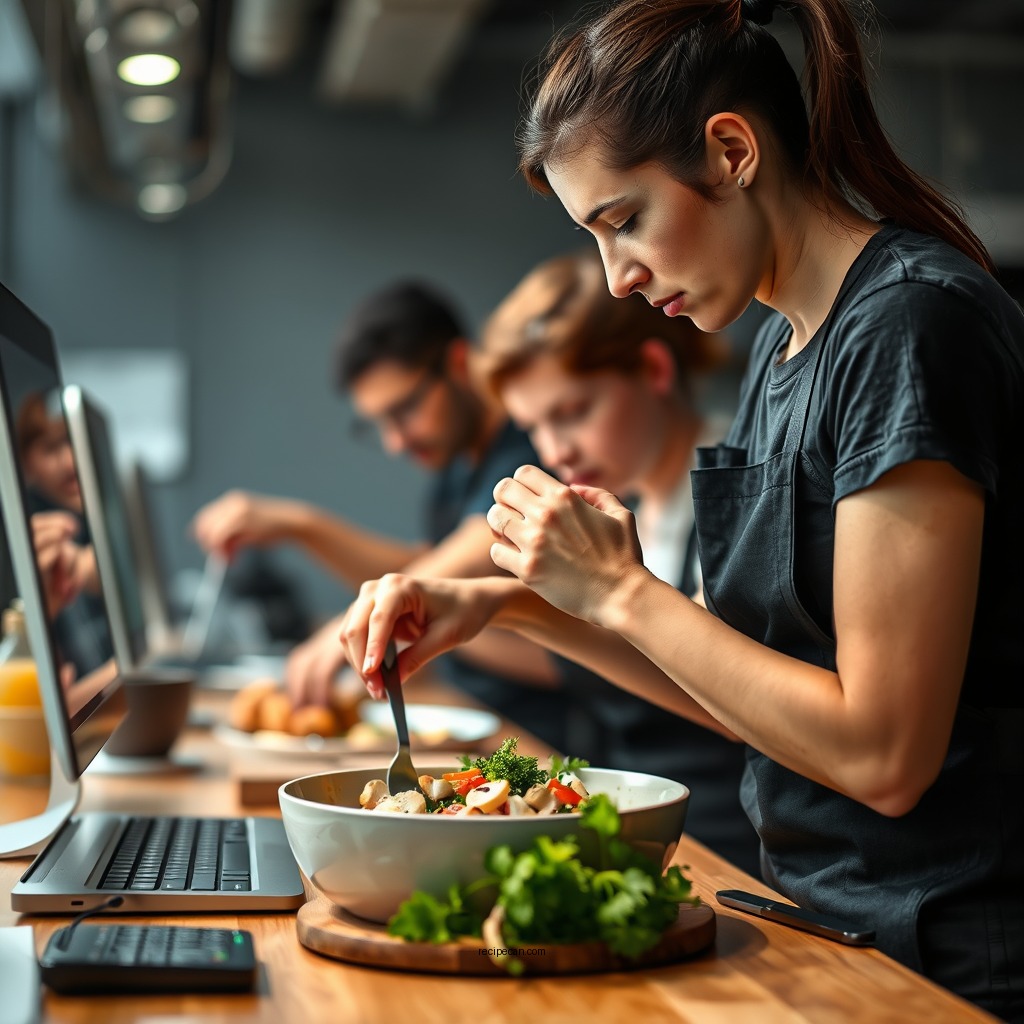 Preparing the Maitake Mushrooms - maitake soup recipe