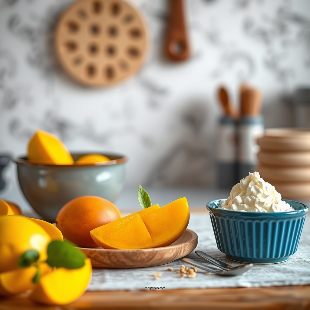 Ingredients You Will Need - mango mousse recipe