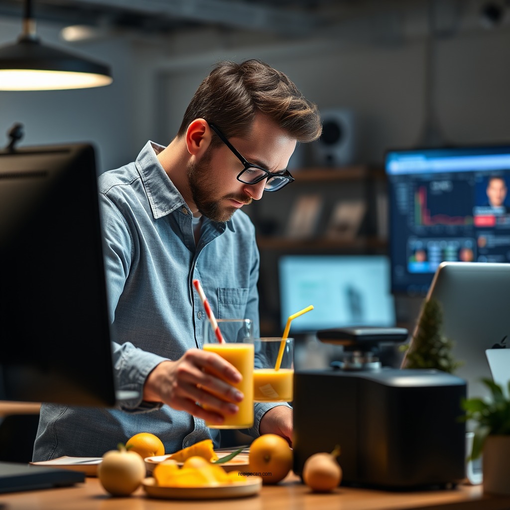 Preparation Steps - mango pineapple smoothie recipe