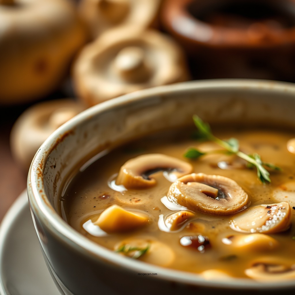 Savory Mushroom Soup - manischewitz soup mix recipes