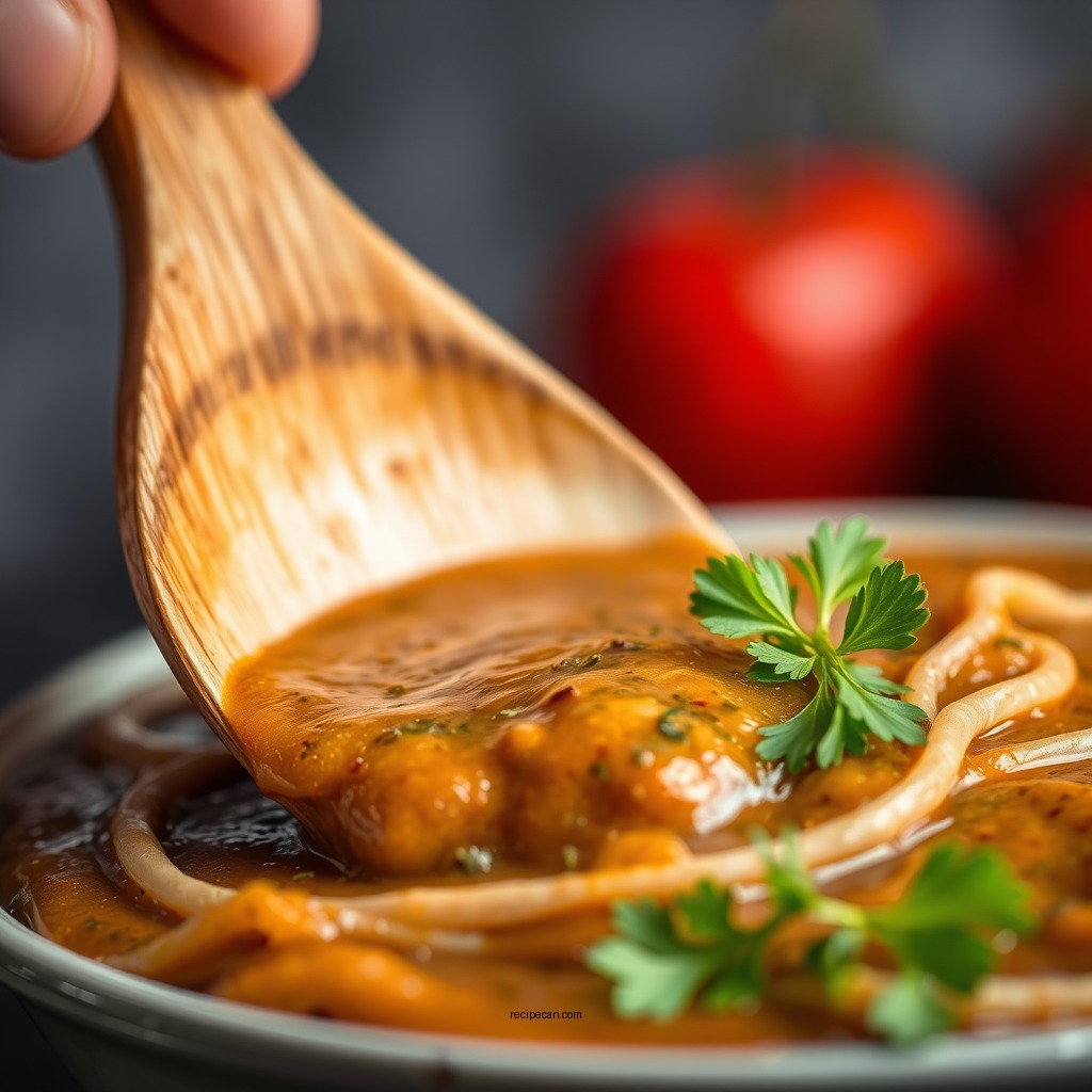 Building the Sauce - marsala sauce recipe