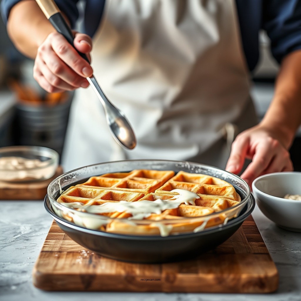 Preparing the Batter - martha stewart waffle recipe