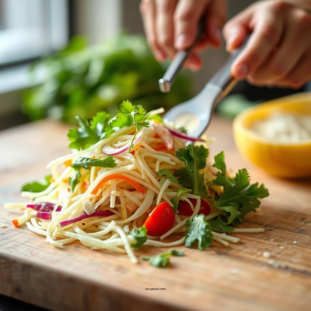Preparing the Vegetables - marzetti coleslaw recipe