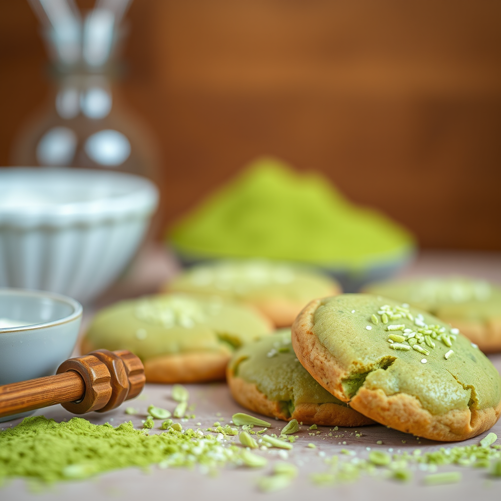 Ingredients You'll Need - matcha cookie recipe