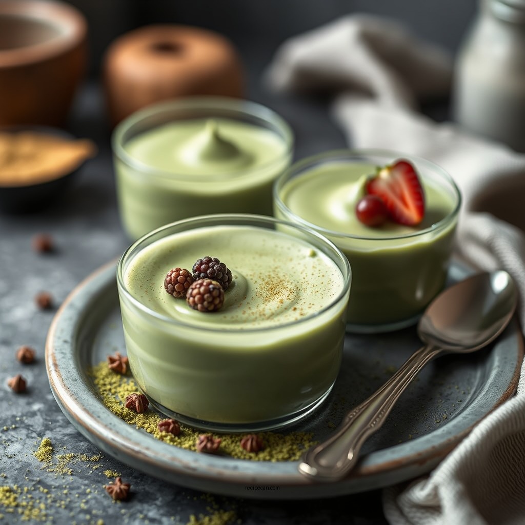Ingredients for Matcha Mousse - matcha mousse recipe