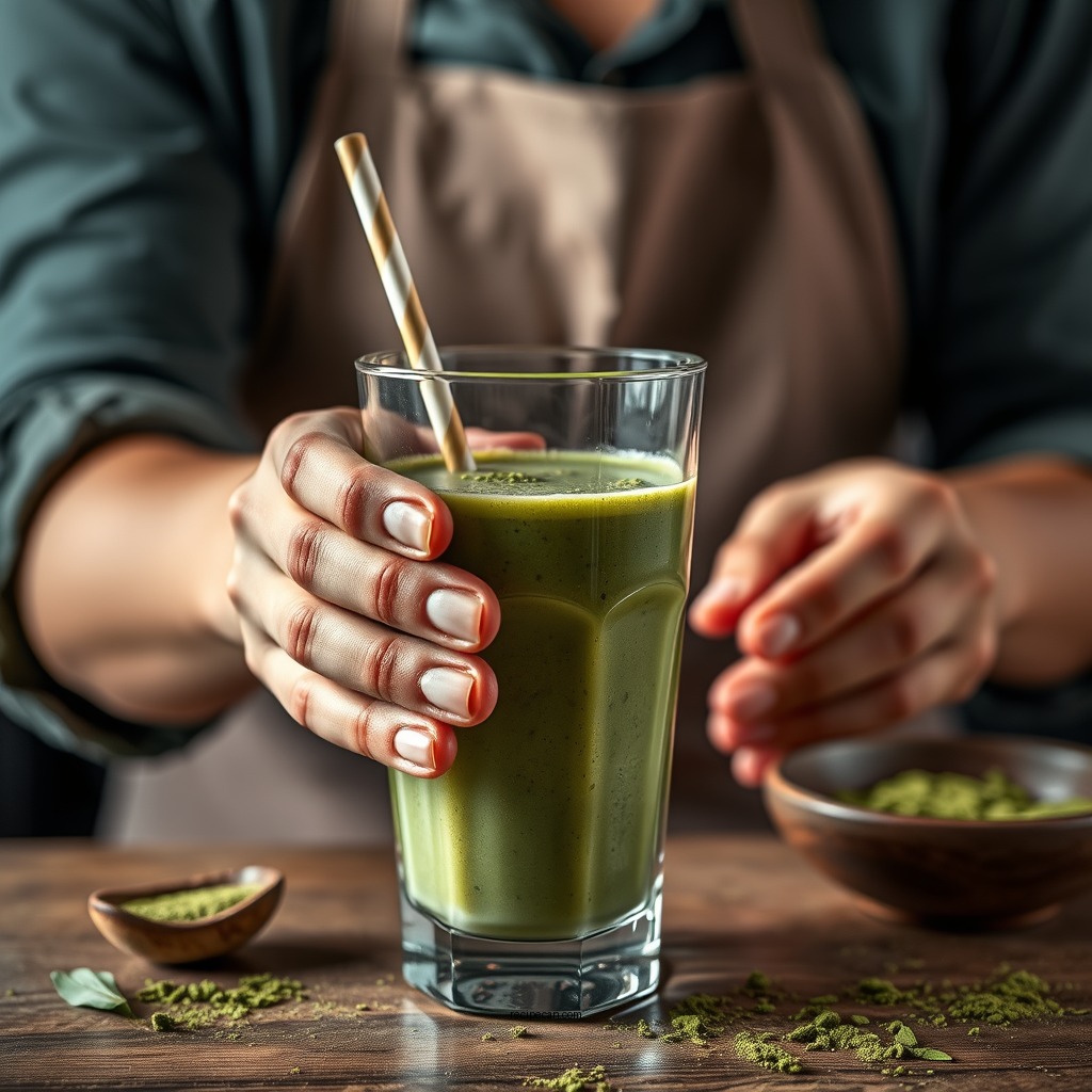Step-by-Step Instructions for Making the Smoothie - matcha tea smoothie recipe