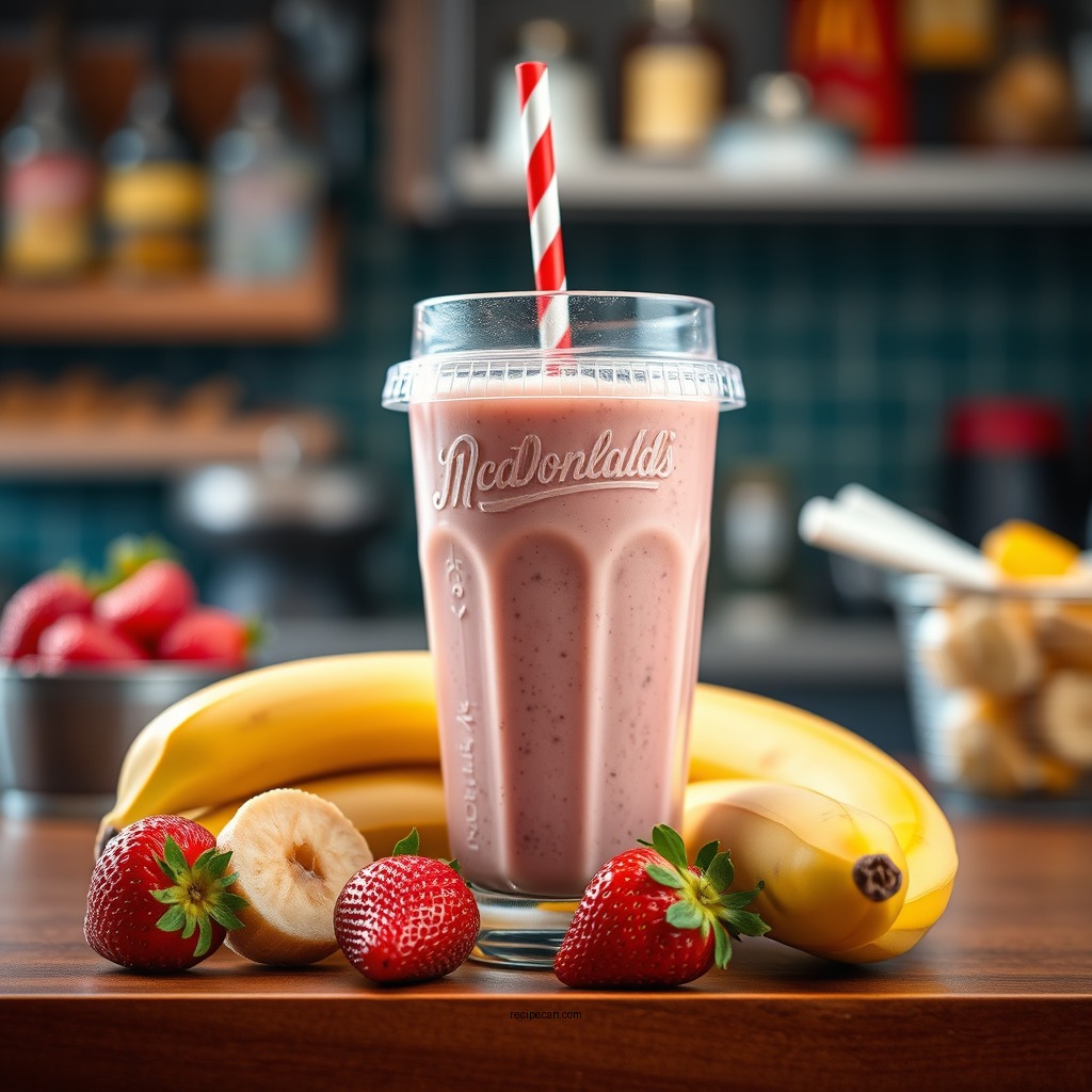 Ingredients You'll Need - mcdonald's strawberry banana smoothie recipe