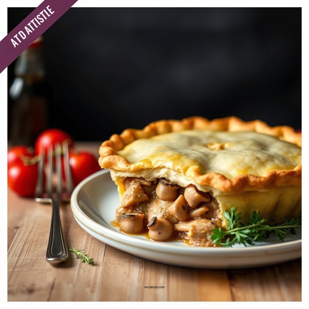 Chicken and Mushroom Pie - meat pie recipes