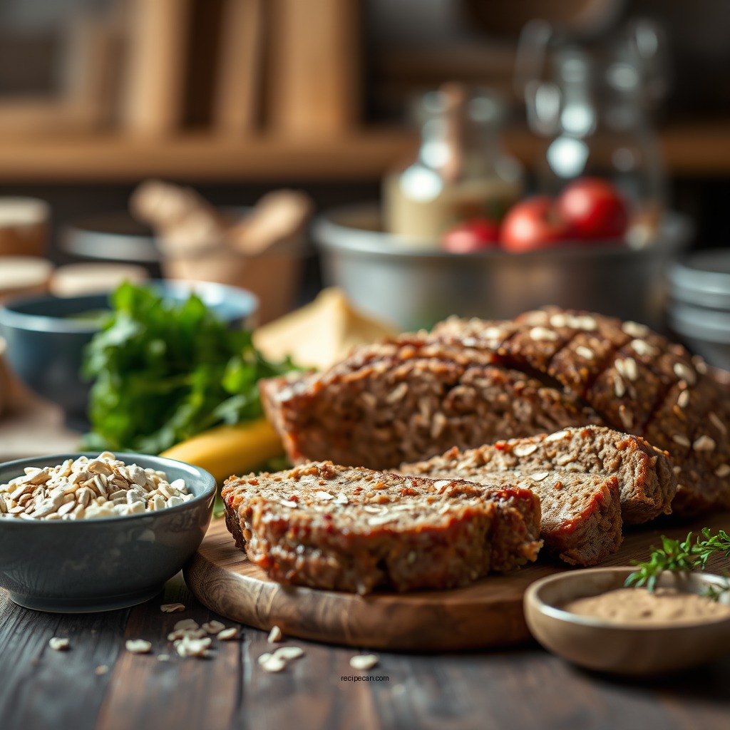 Ingredients You'll Need - meatloaf recipe using oats