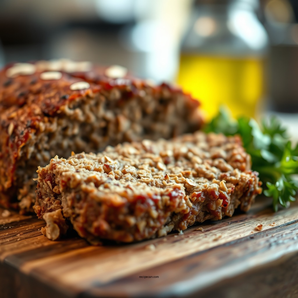 Shaping and Baking the Meatloaf - meatloaf recipe with oats