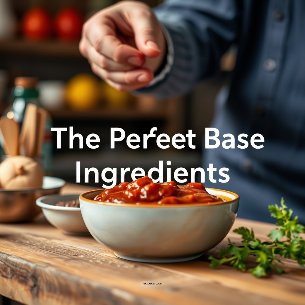 The Perfect Base Ingredients - meatloaf sauce recipe