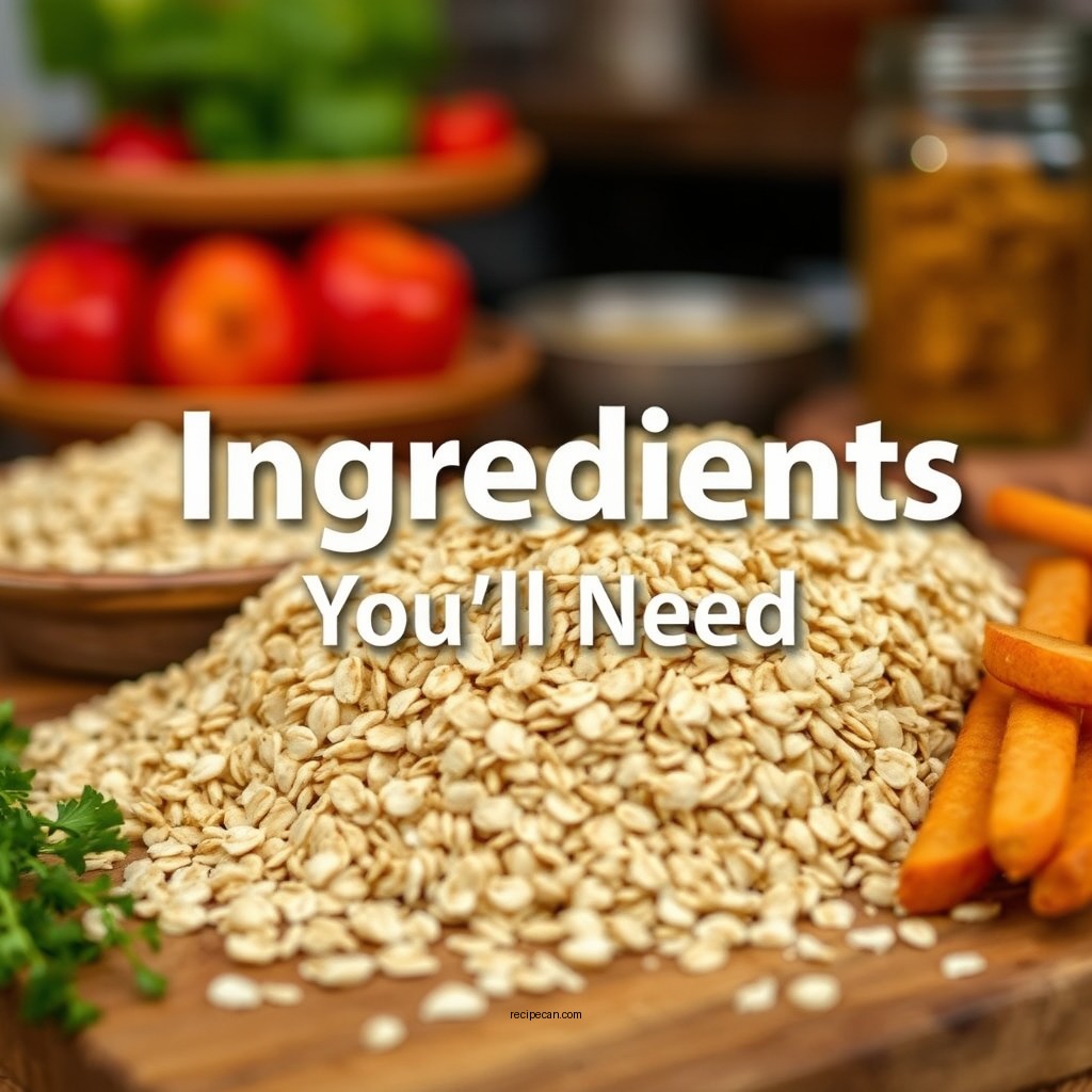 Ingredients You'll Need - meatloaf with oats recipe