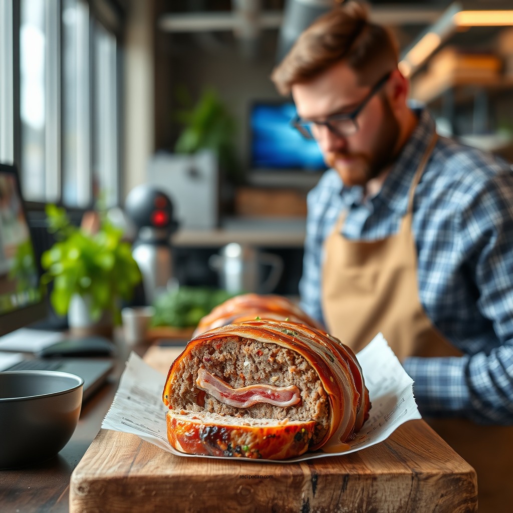 Ingredients You'll Need - meatloaf wrapped with bacon recipe