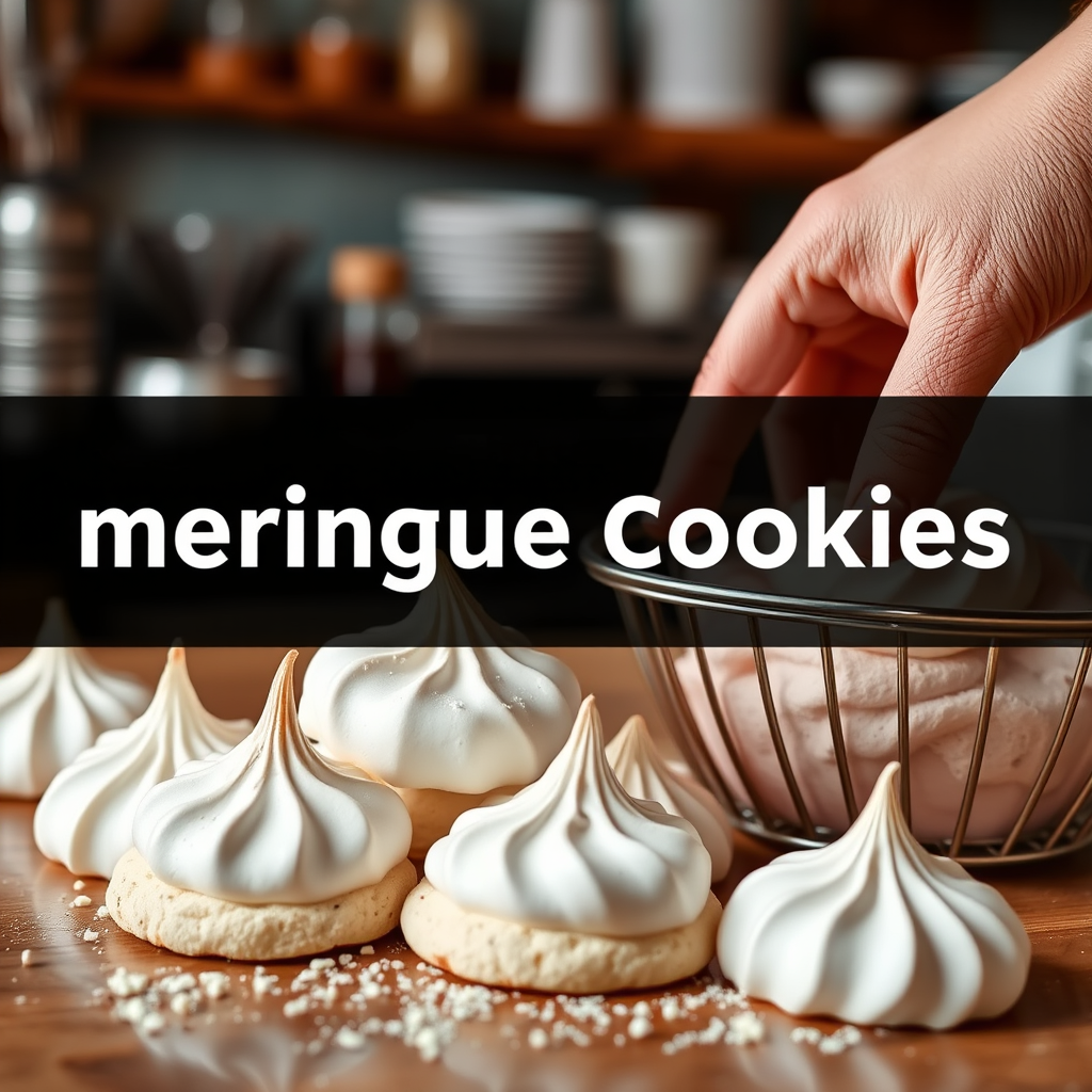 Ingredients Needed for Meringue Cookies - meringue cookie recipe
