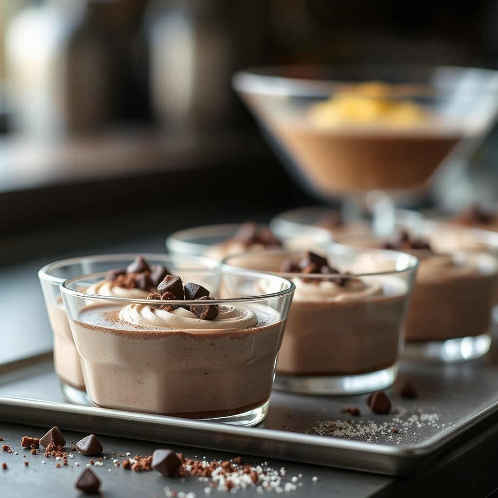 Combining the Mixtures - milk chocolate mousse recipe
