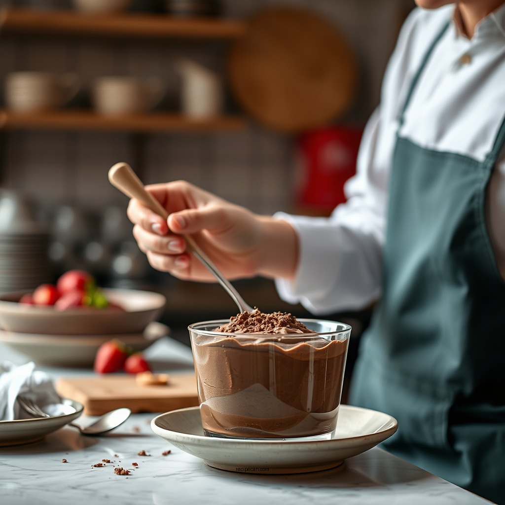 Preparation Steps - milk chocolate mousse recipe