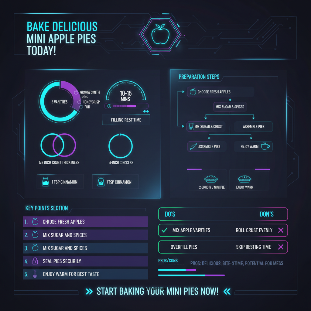 mini apple pie recipe - Data Infographic and Statistics