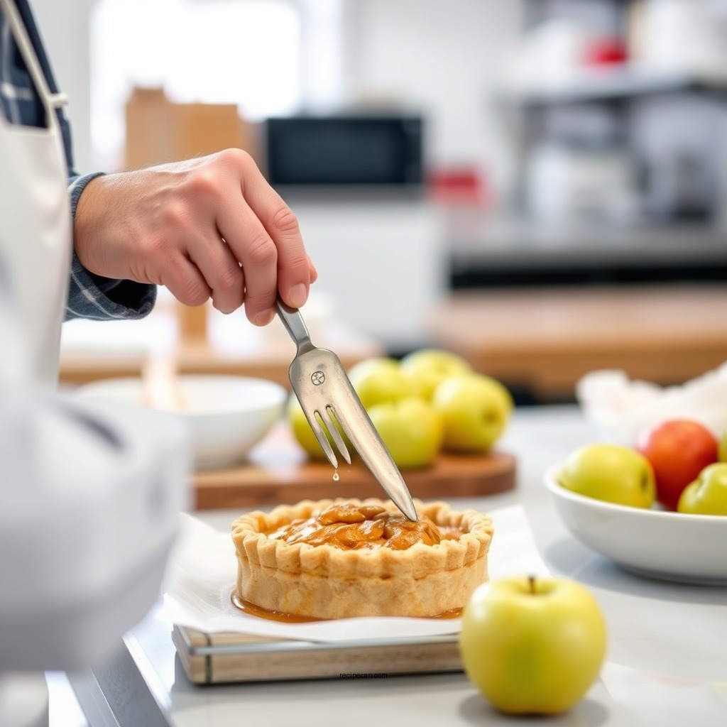 Preparing the Apple Filling - mini apple pie recipe