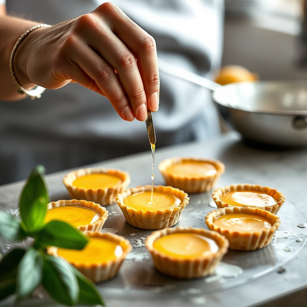 Preparing the Tart Shells - mini lemon tart recipe
