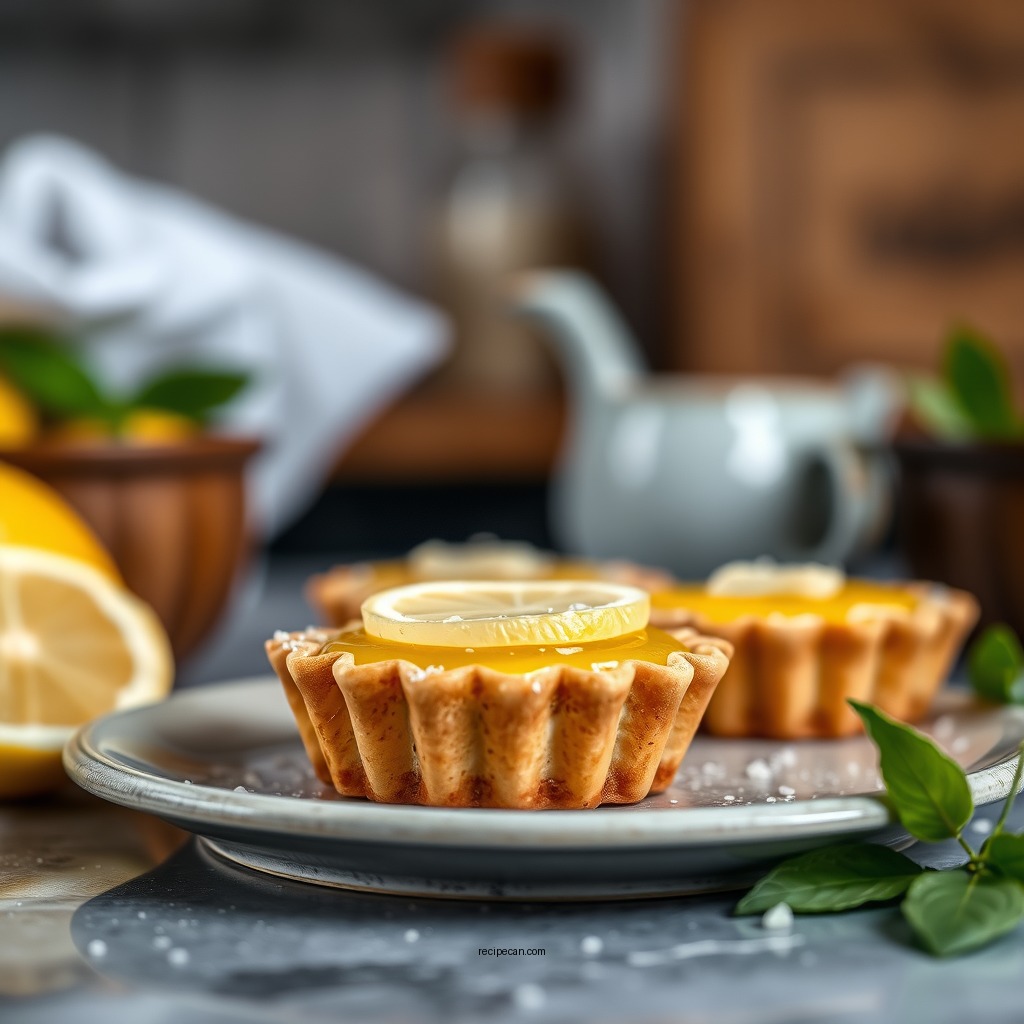 Ingredients for Mini Lemon Tarts - mini lemon tarts recipe
